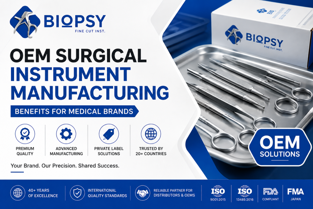 OEM Surgical Instrument Manufacturing. Benefits for Medical Brands